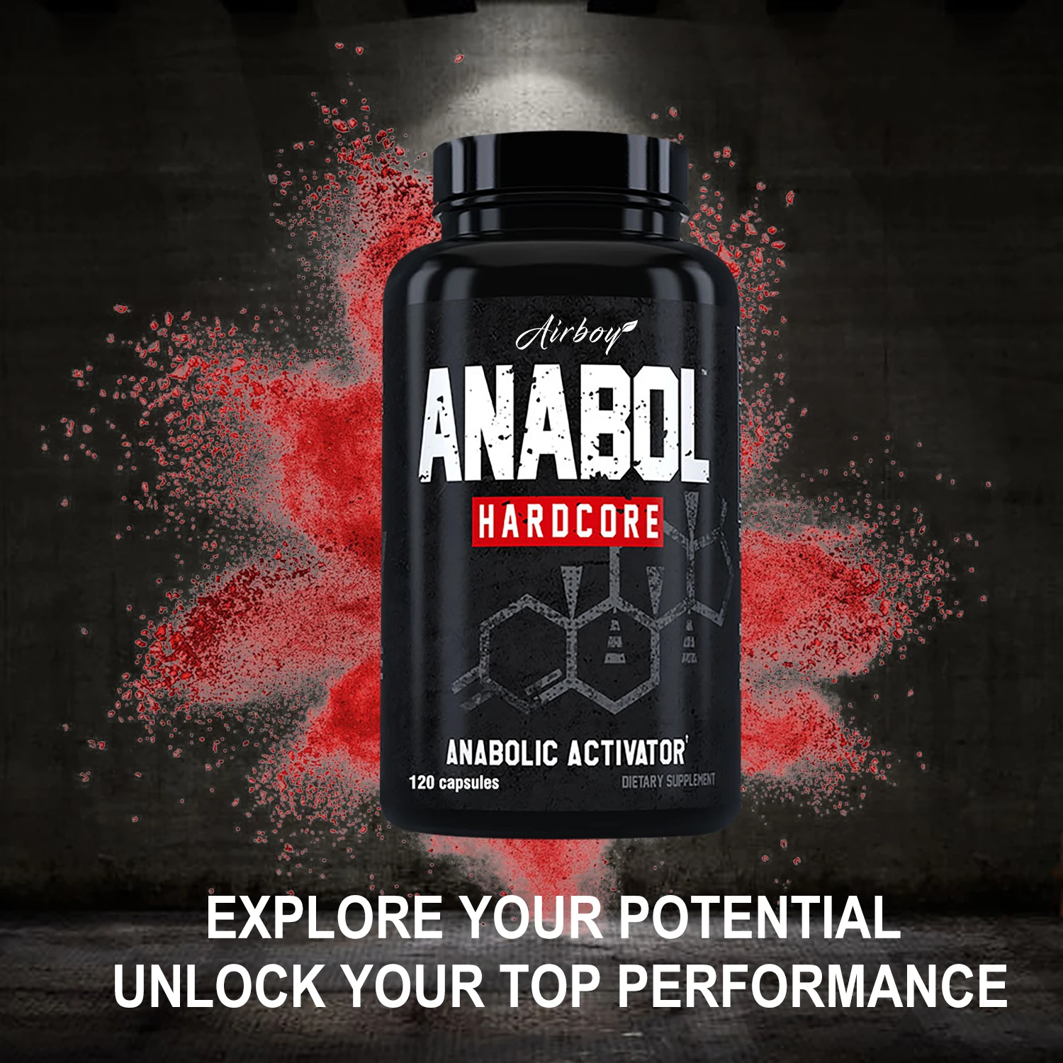 Men Health Support Anabolic Supplements 120 Capsules