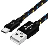 OLAF Nylon Braided Micro USB Cable 1m/2m/3m Data Sync USB Charger Cable For Samsung HTC LG huawei xiaomi Android Phone Cables ► Photo 3/6