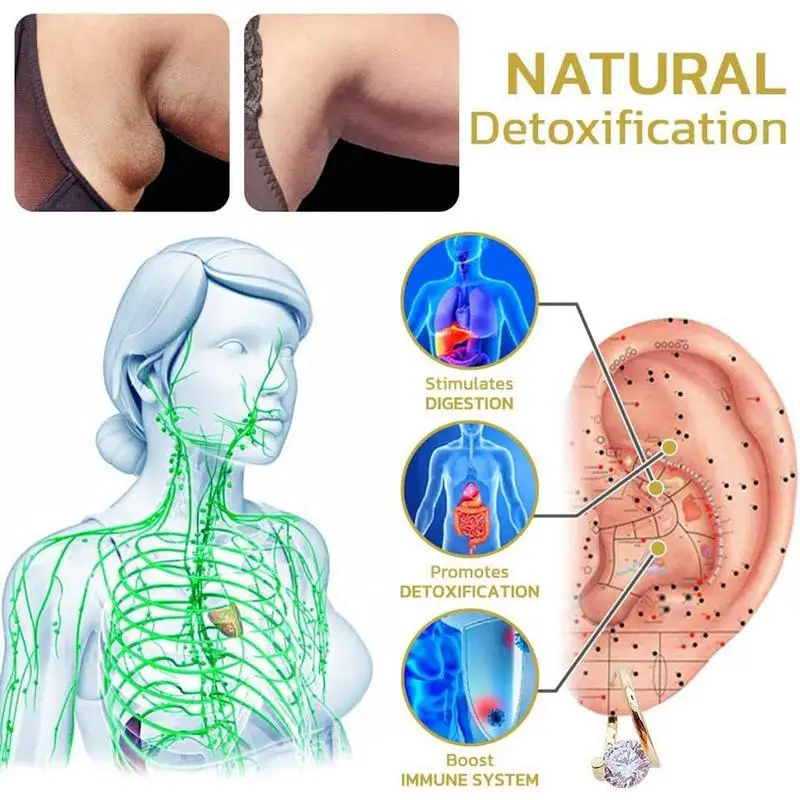 Lymphatic Germanium Magnetic Health Earrings for Wellness