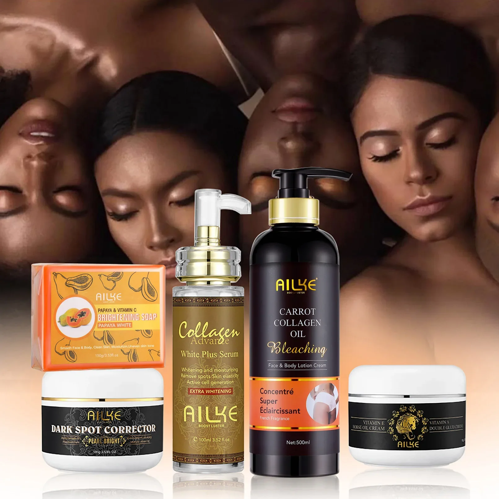 AILKE Collagen Brightening Skin Care Kit