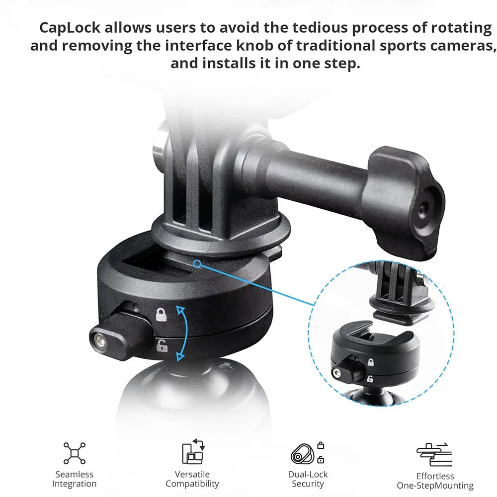 PGYTECH CapLock Bike Camera Handlebar Mount
